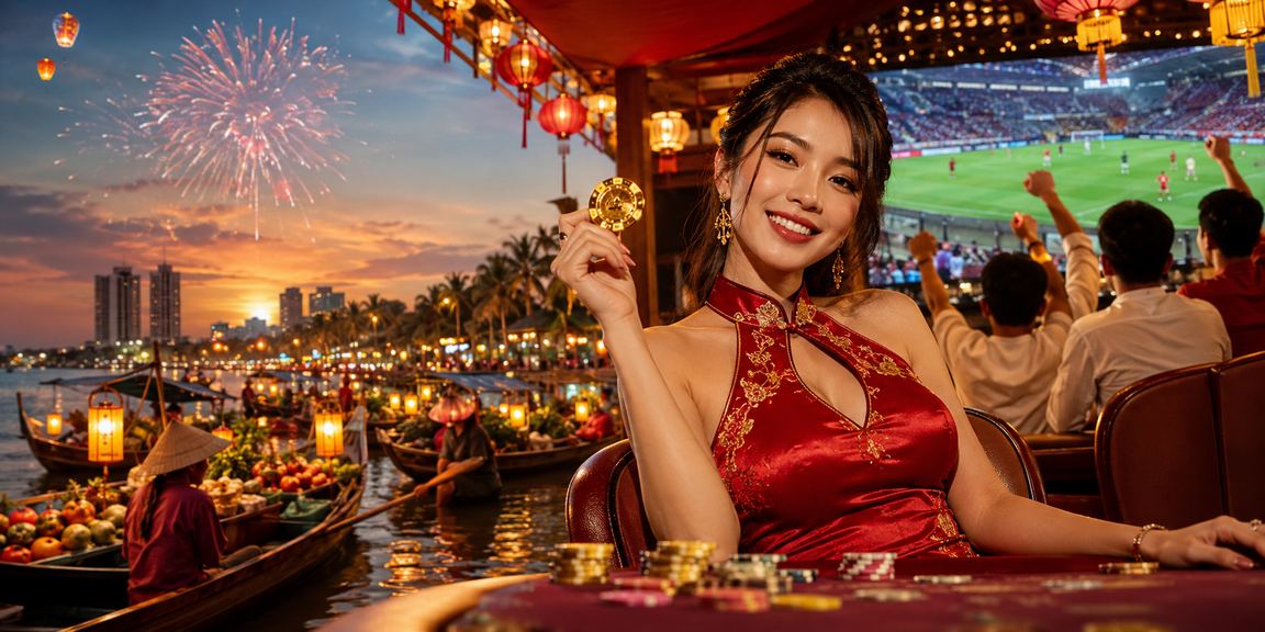 Người dùng Vũng Tàu xem trò chơi bài trên điện thoại gần bãi biển